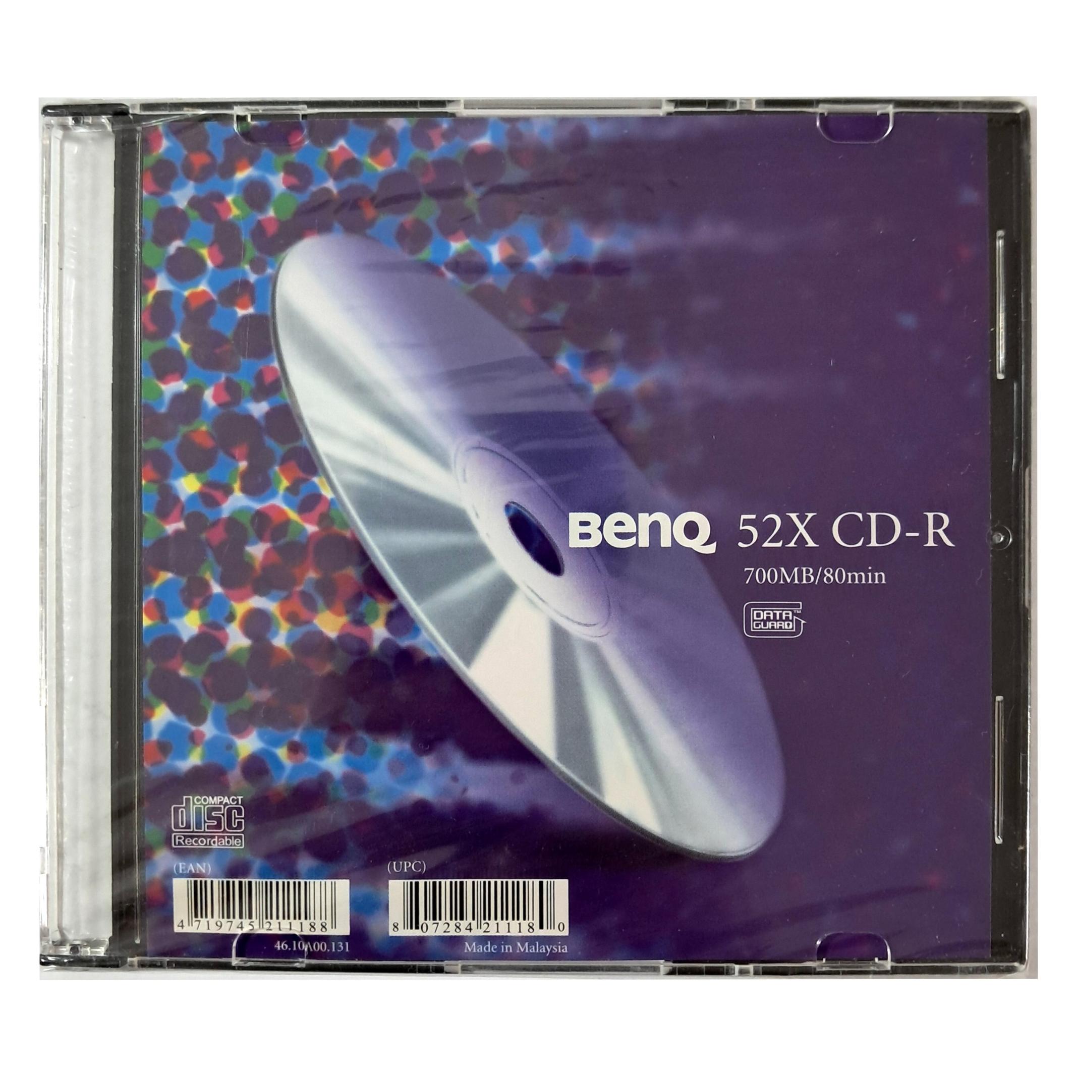 سی دی CD-R 700MB خام قابدار بنکیو ساخت مالزی پلمپ