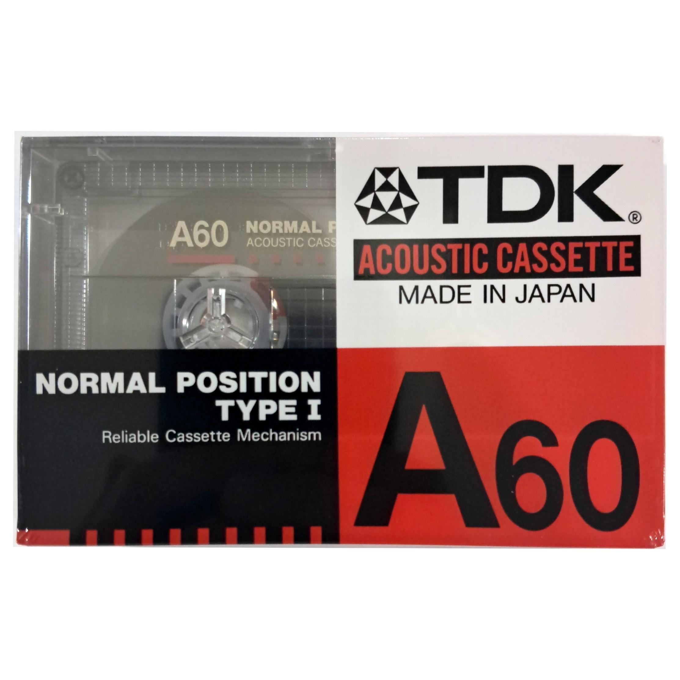 نوار کاست خام کمیاب ACOUSTIC A60 تدک ساخت ژاپن اصل
