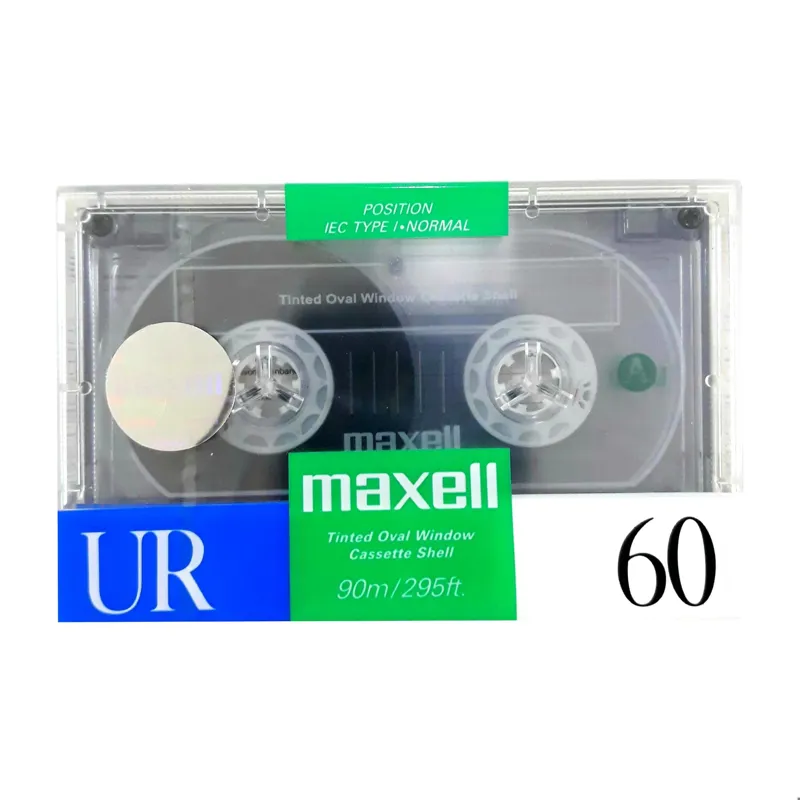 نوار کاست 60min خام مکسل maxell UR سبز ژاپن