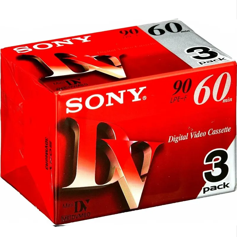 پک 3 عددی فیلم Minidv سونی اصل ژاپن آکبند