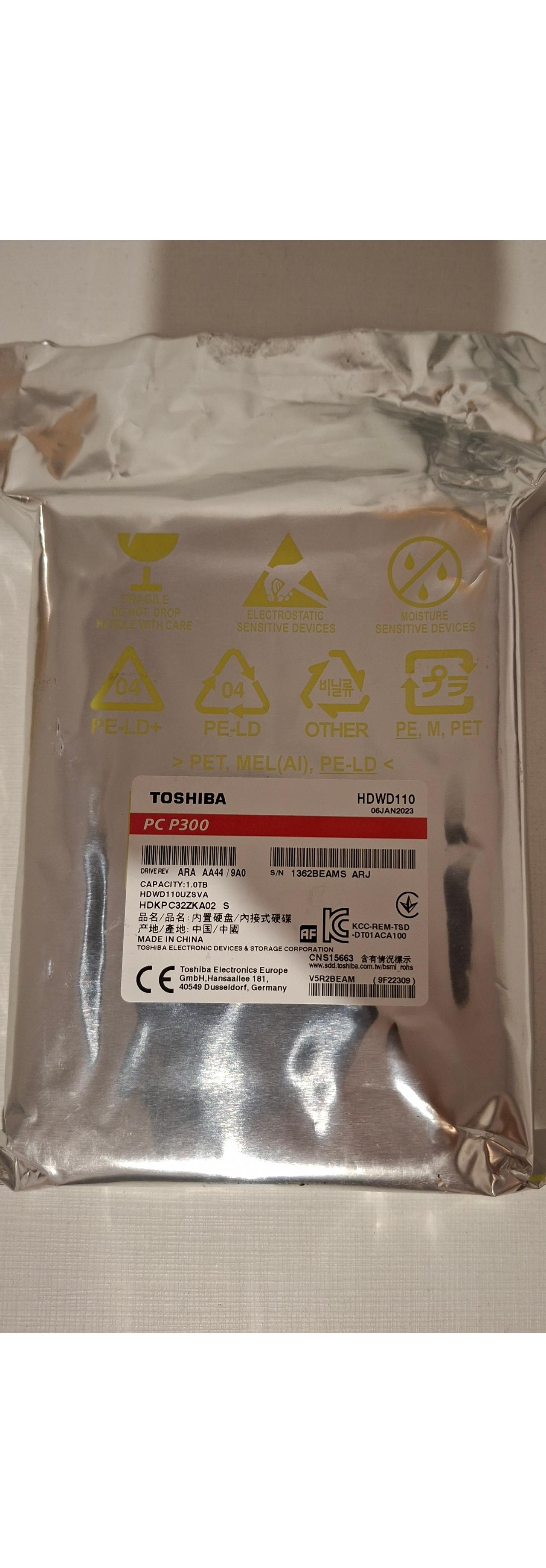 هارد دیسک توشیبا TOSHIBA 1TB SATA 7200 64K