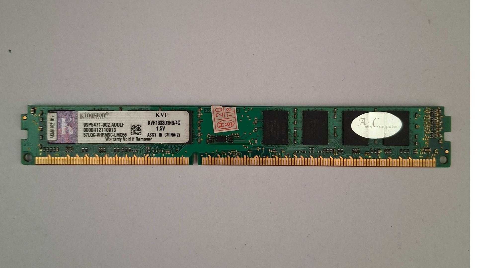 Ram DDR3 4GB KINGSTON