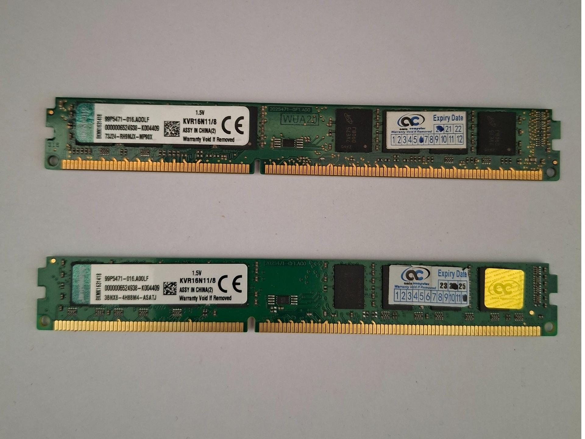 Ram DDR3 8GB KINGSTON