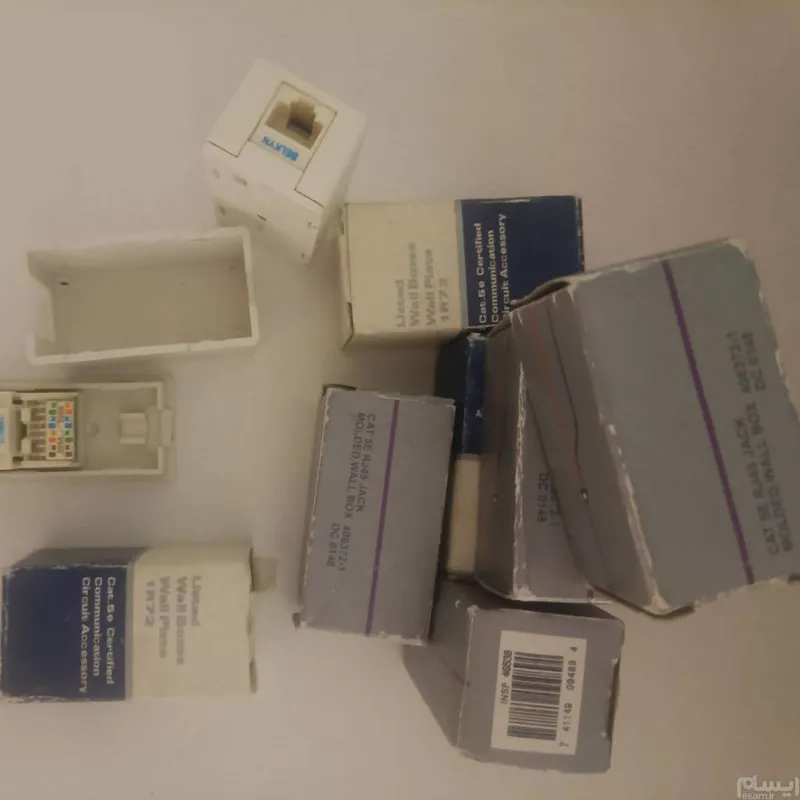 کیستون و باکس شبکه AMP CAT5E تایوانی اصل belkyn