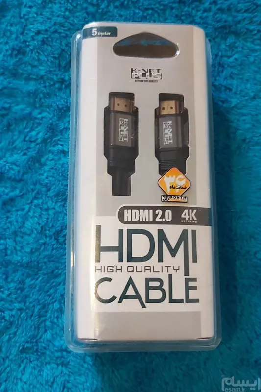 کابل 5 متری HDMI برند K-NET PLUS ورژن 2.0