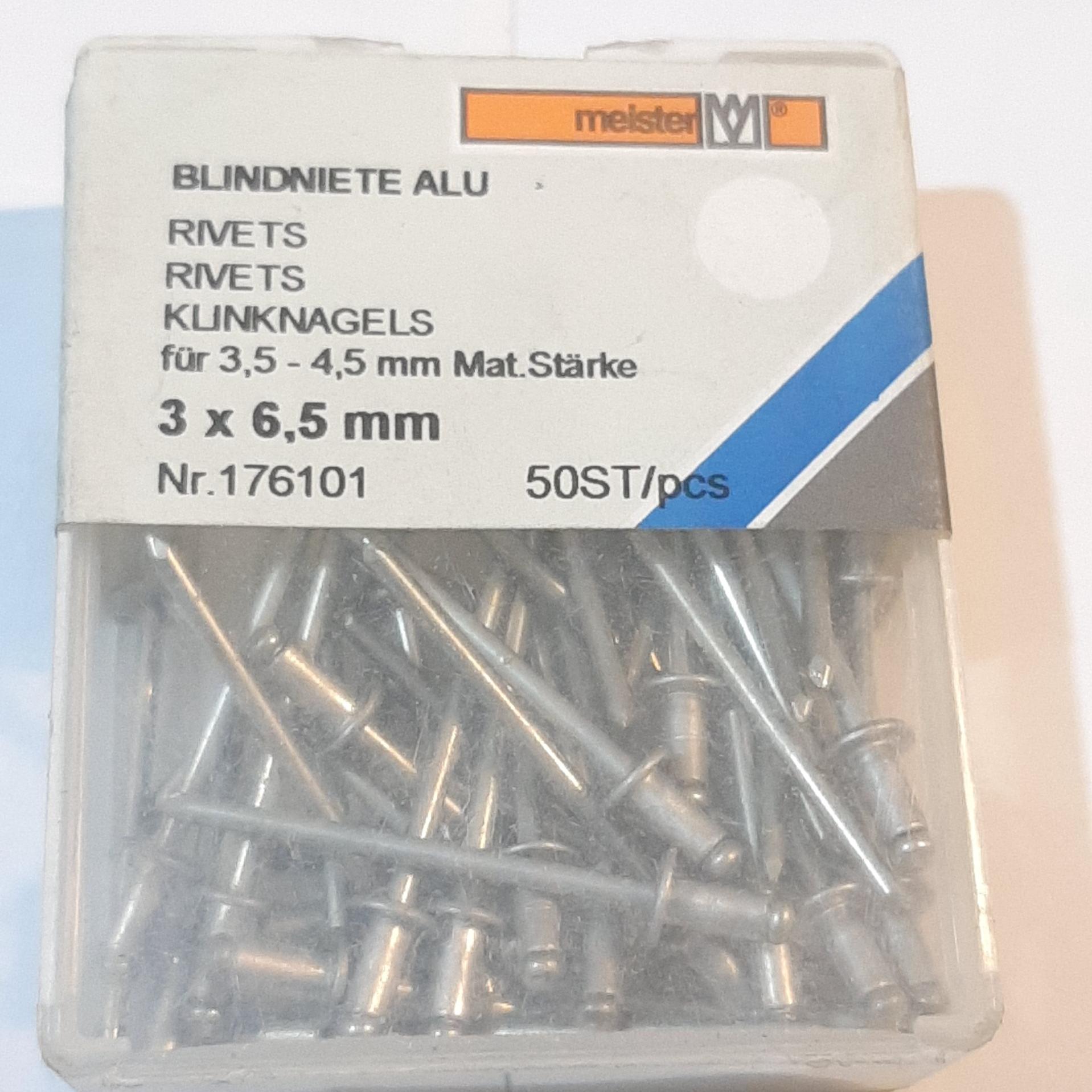 میخ پرچ 3 آلومینیومی آلمانی