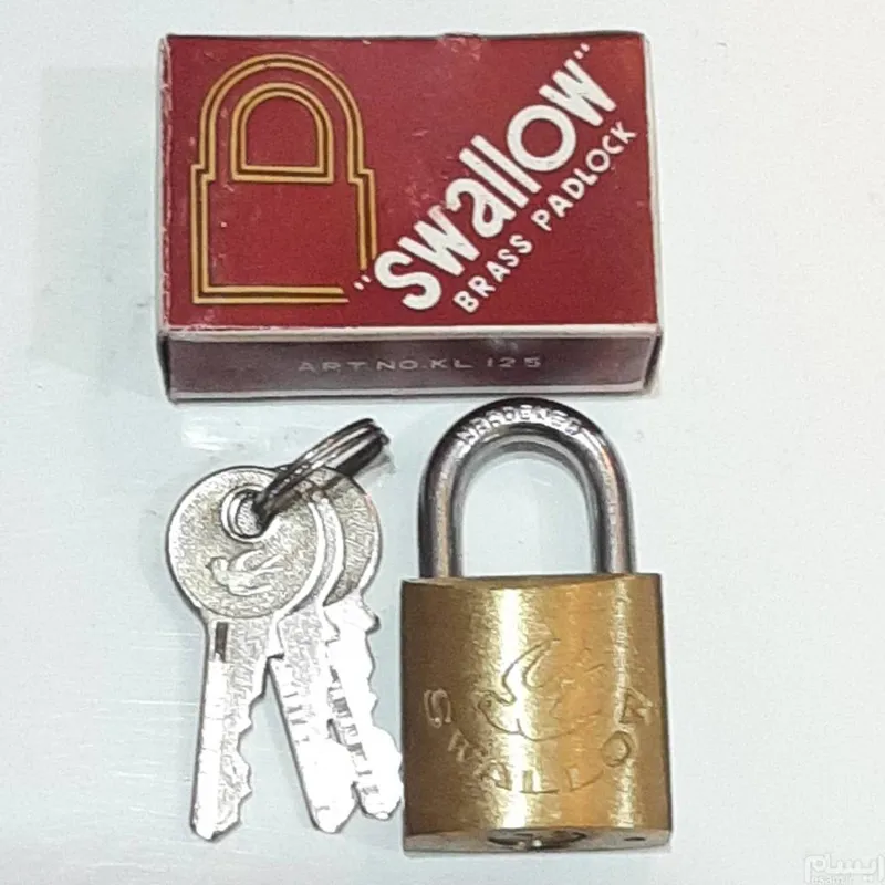 قفل آویز سایز 25 پرستو نشان SWALLOW
