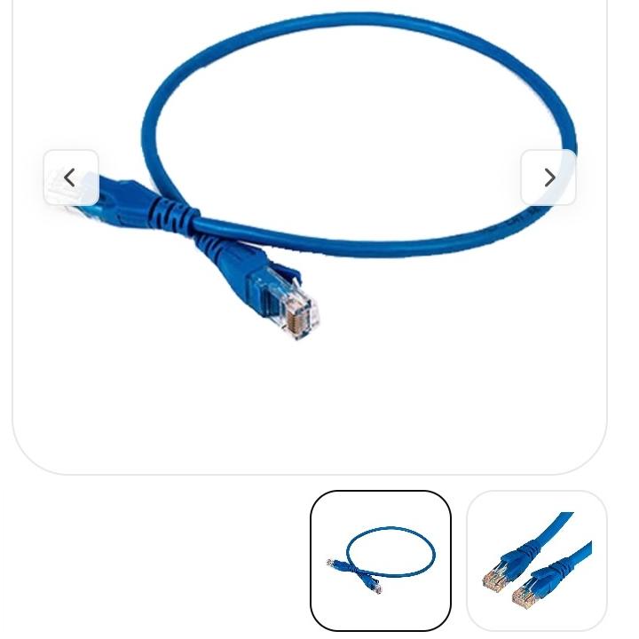 کابل شبکه پچ کورد CAT6 نیم متری مدلLegrand