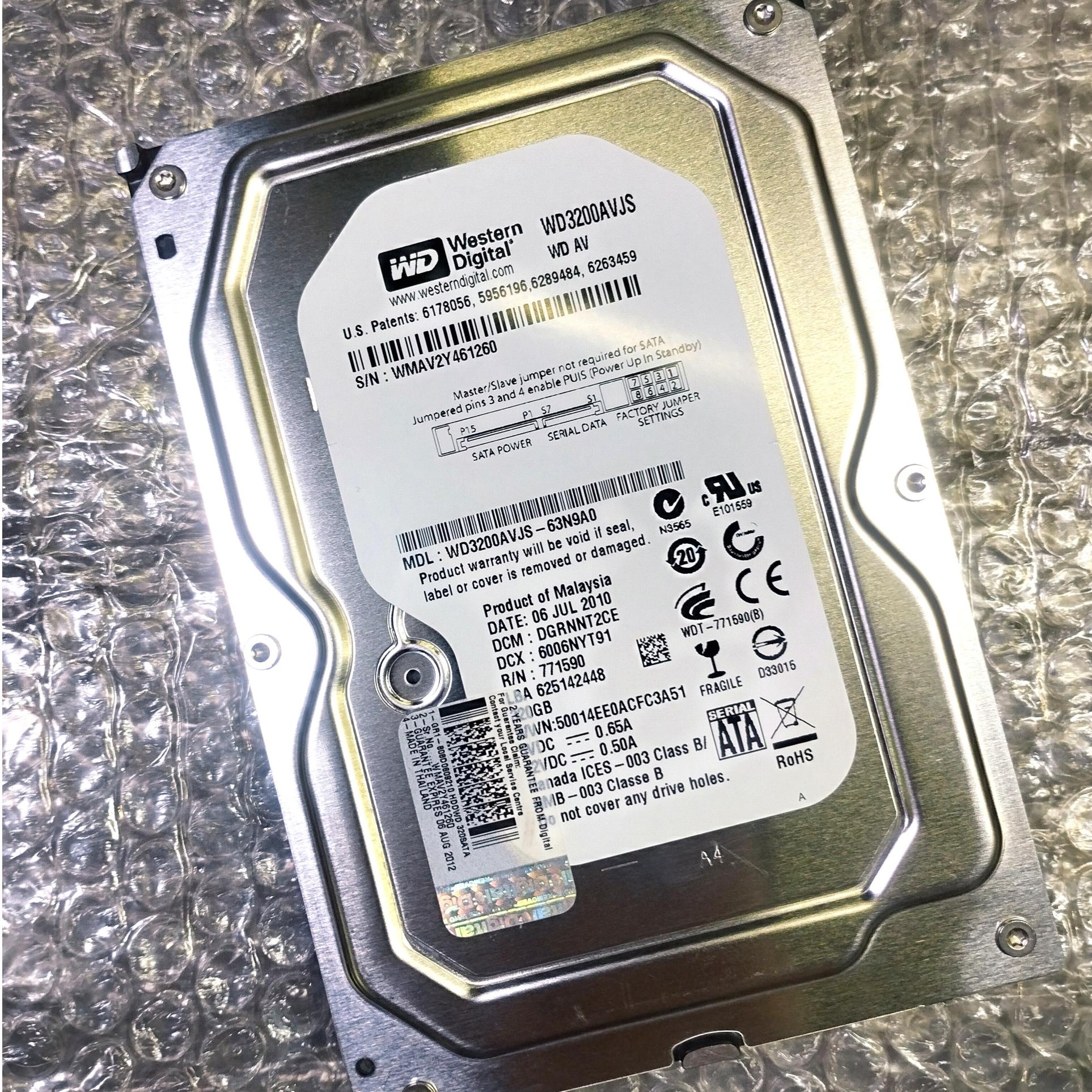 هارد 320گیگ وسترن دیجیتال