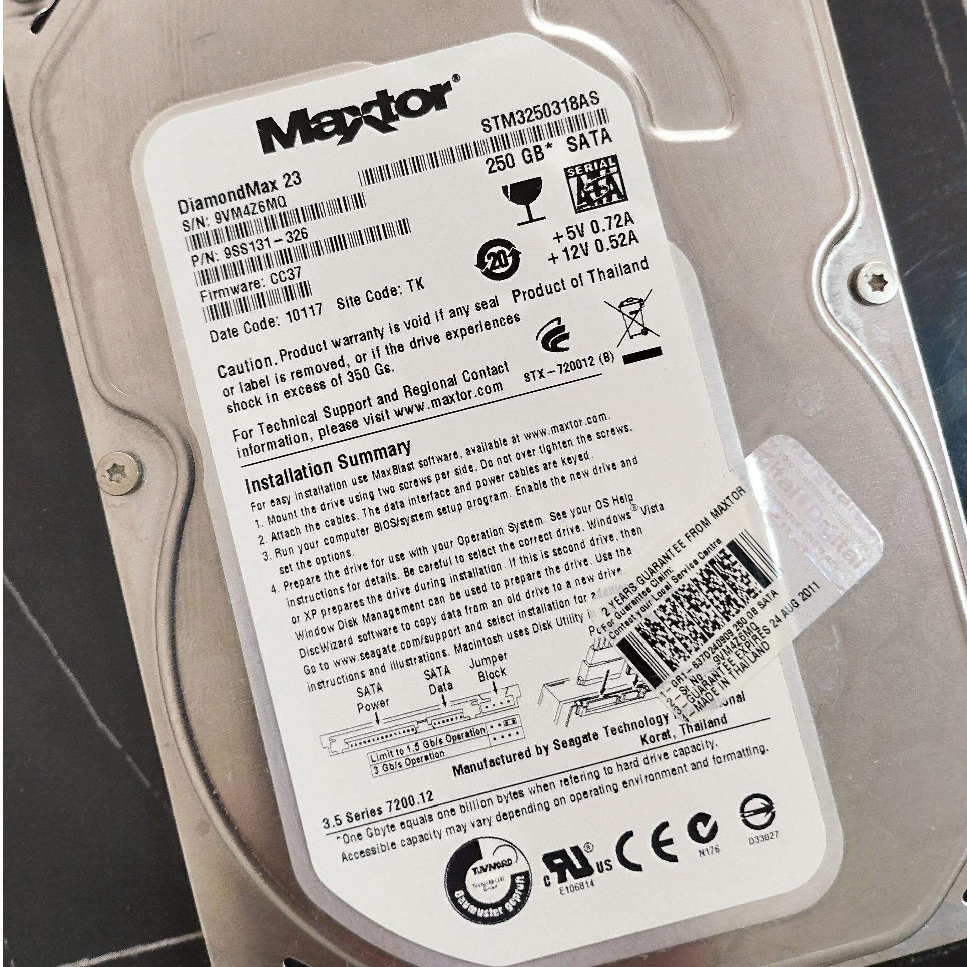 هارد Maxtor 250G