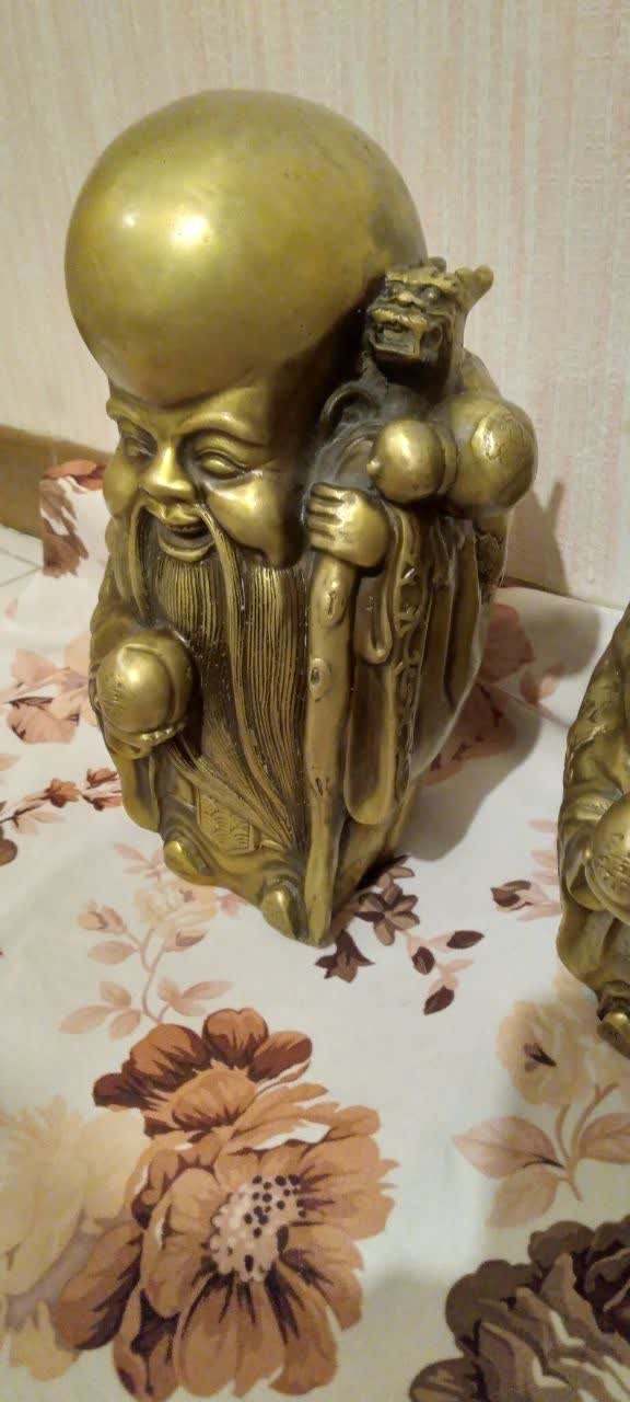مجسمه جفت ی برنزی