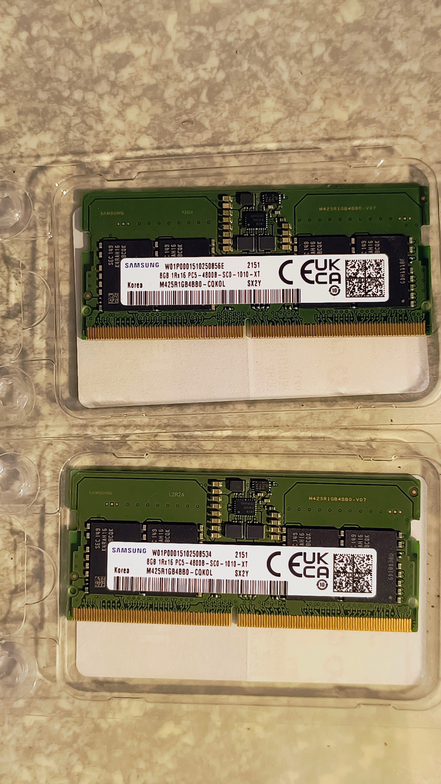 16 گیگ رم لپ تاپ DDR5 سامسونگ