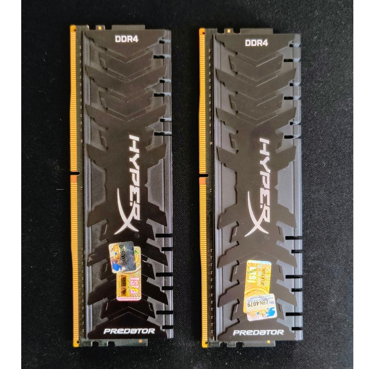 16 گیگ رم Hyper X Predator 300Mhz DDR4