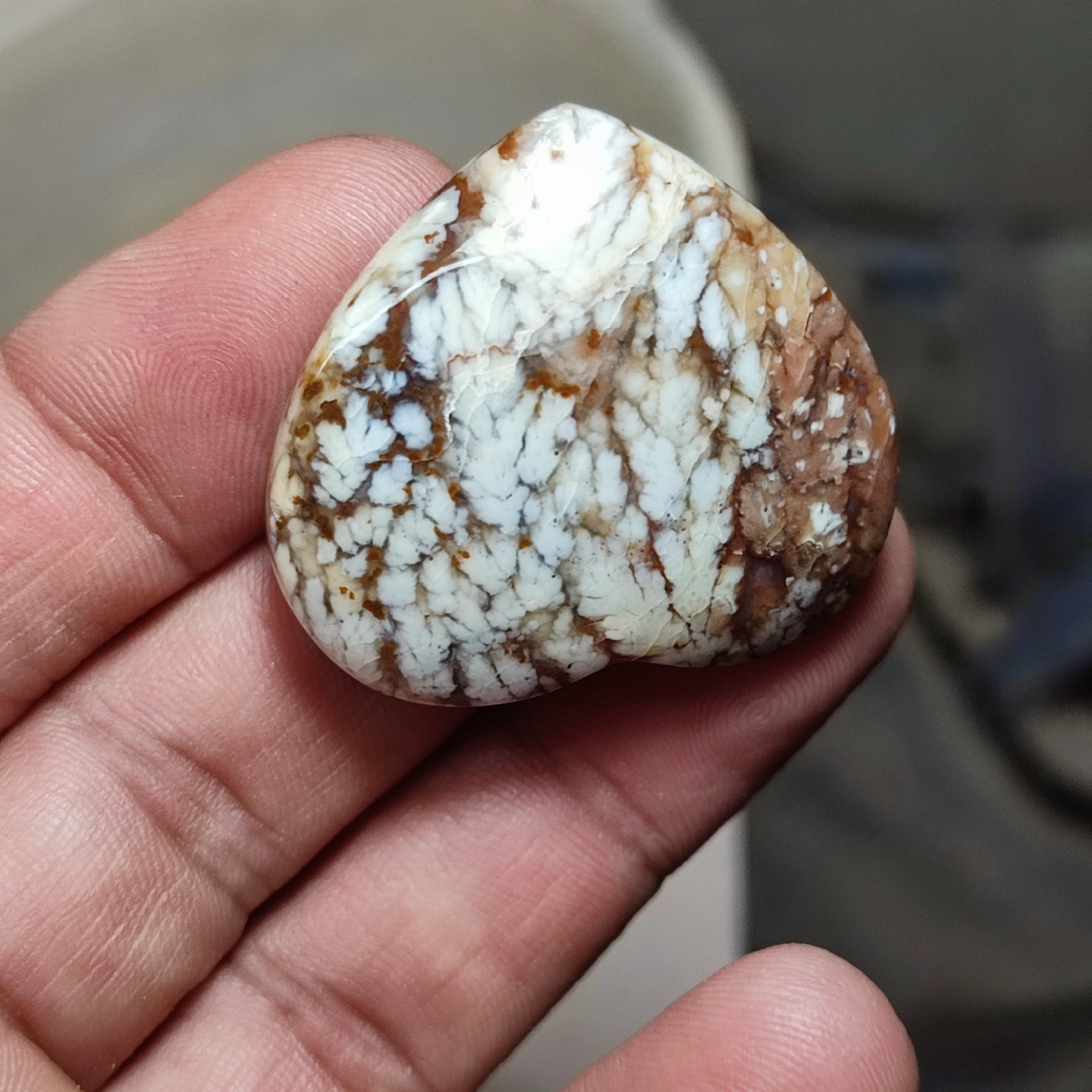 نگین قلب رنگی