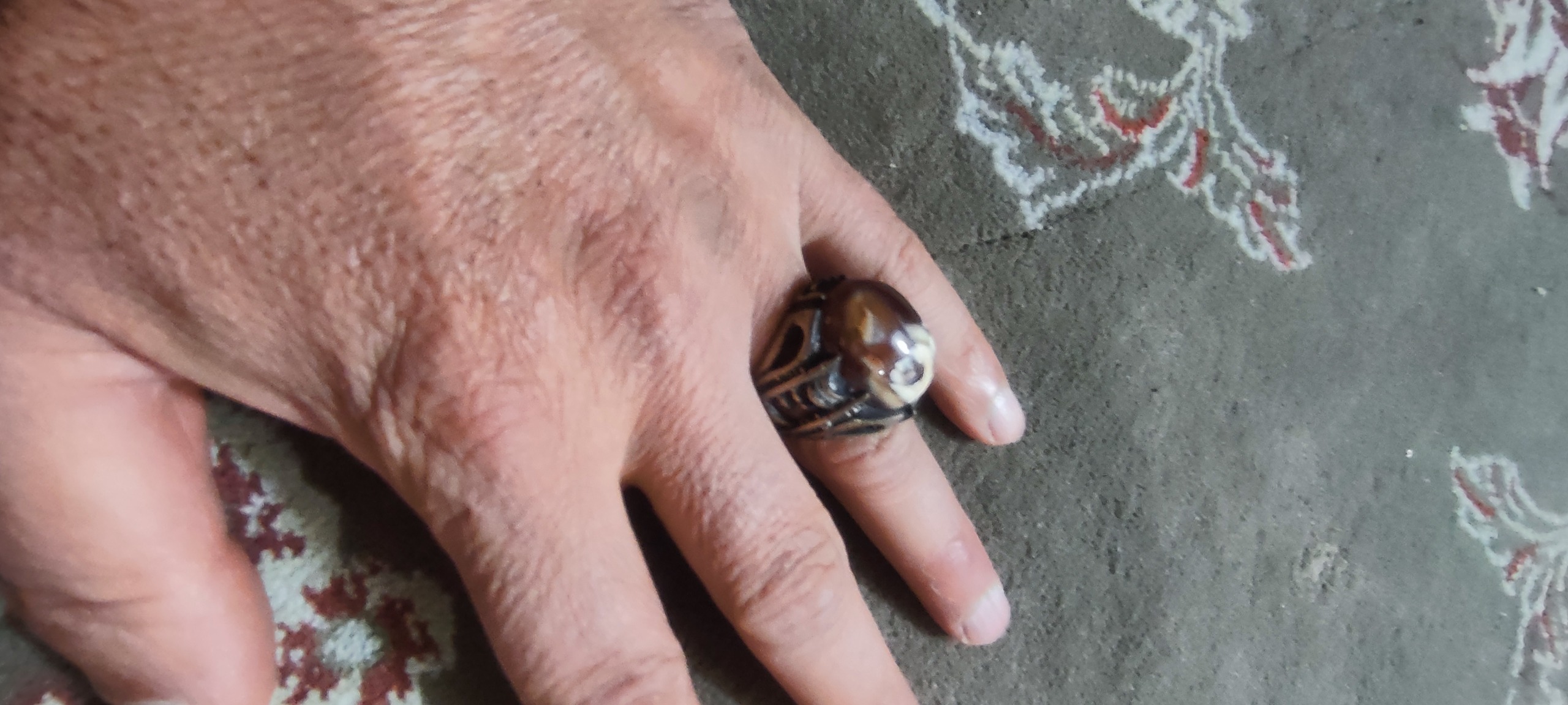 انگشتر نقره مردانه