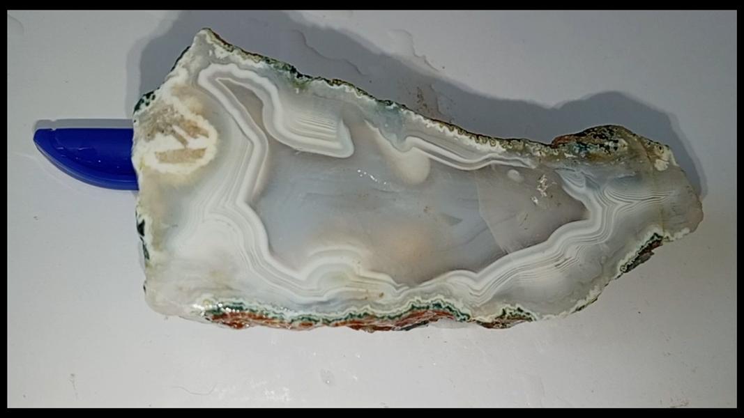 اسلایس عقیق لیزری زیبا  277 گرم