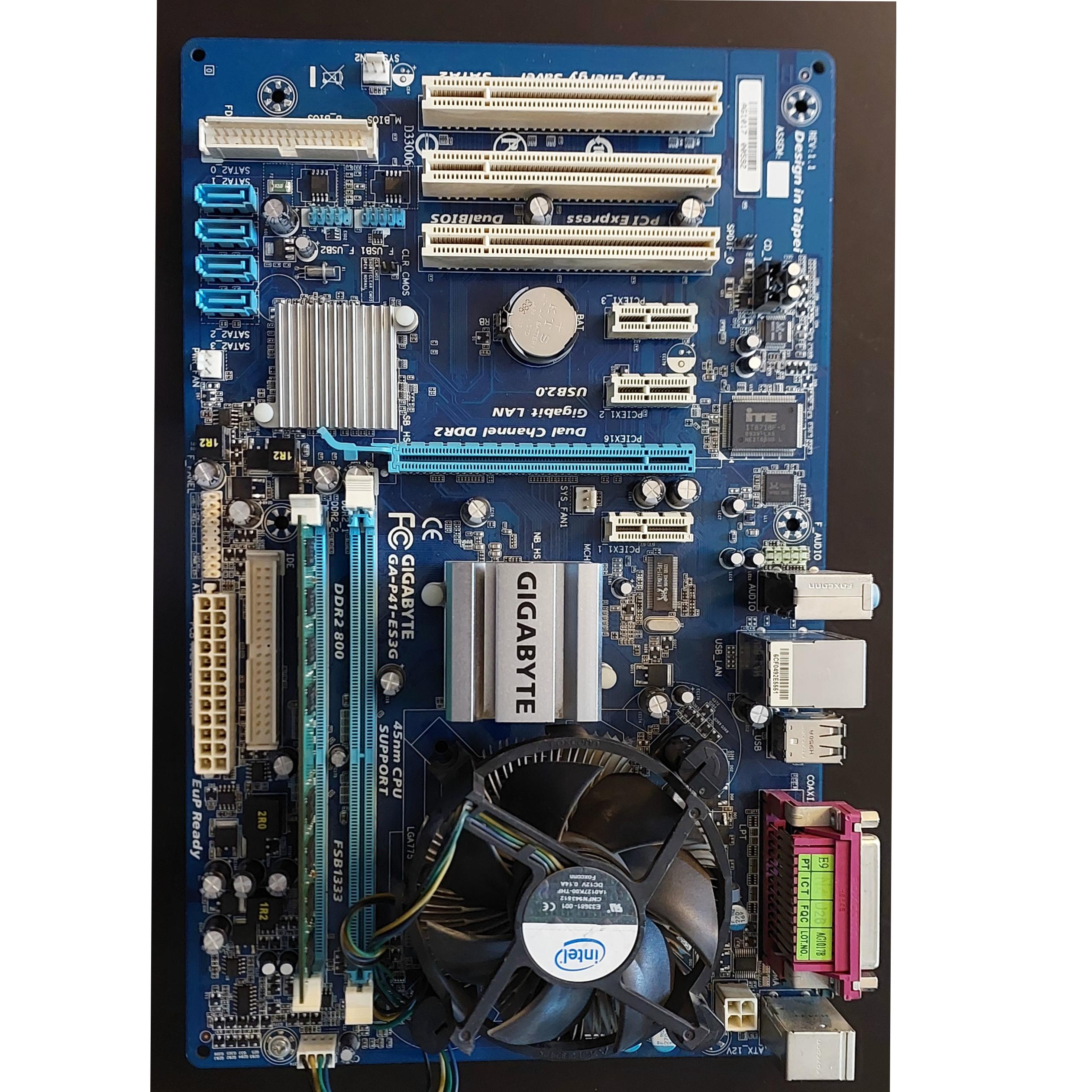 باندل DDR2 GA-P41-ES3G/E7400/2G