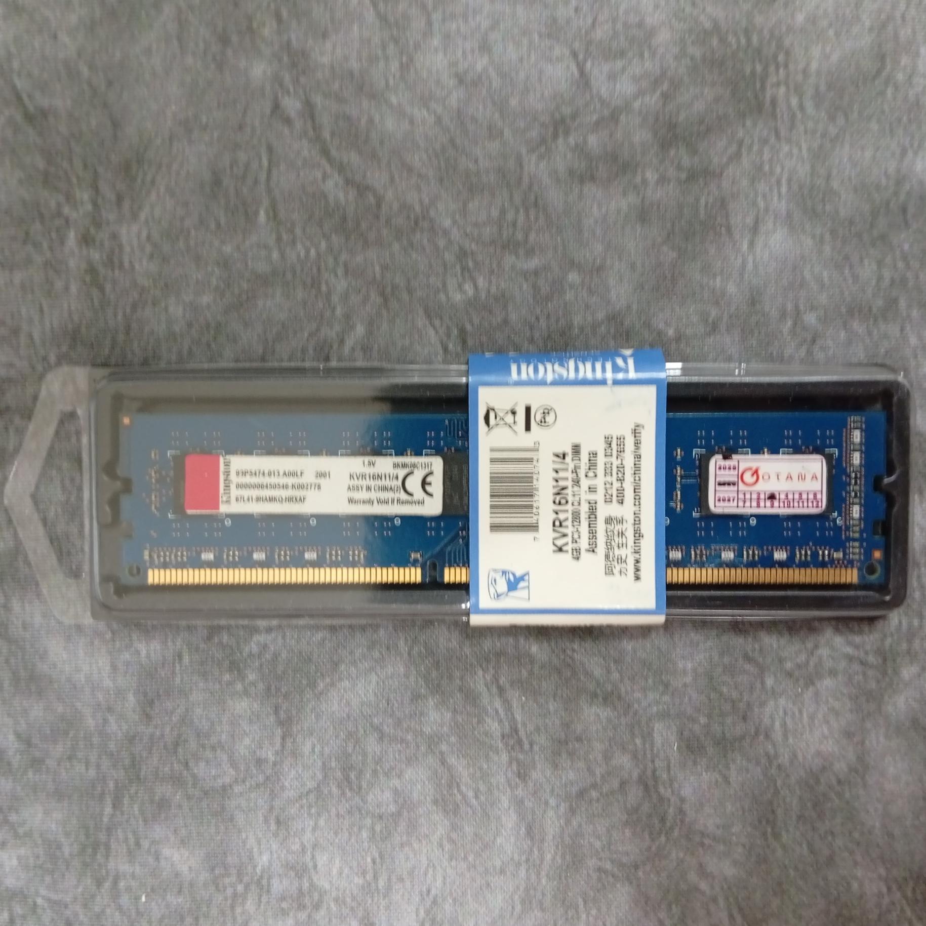 رم Kingston DDR3L ظرفیت 4 گیگابایت