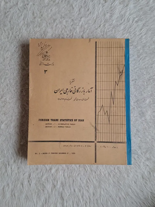 آمار بازرگانی خارجی ایران - وزارت دارایی 1349