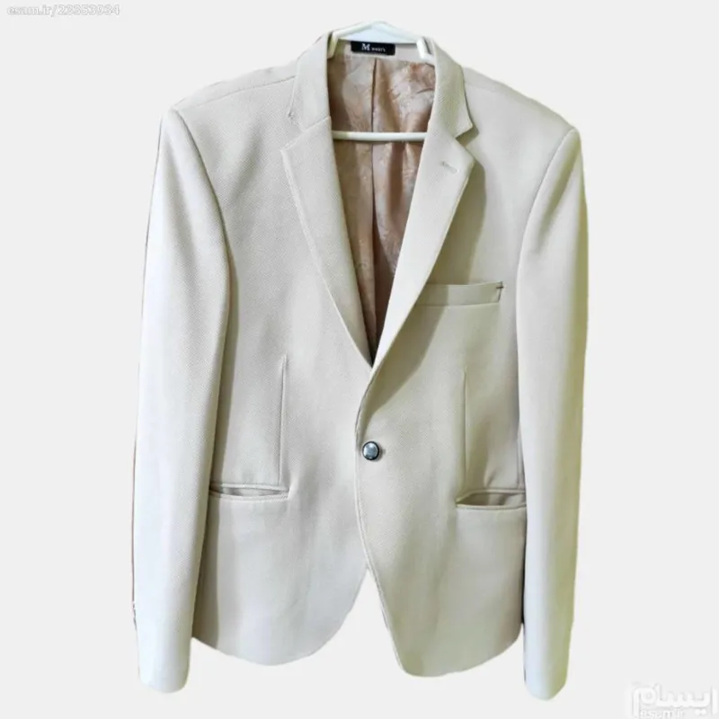 کت تک مردانه برند Vahid Bros group-M Wears کرم