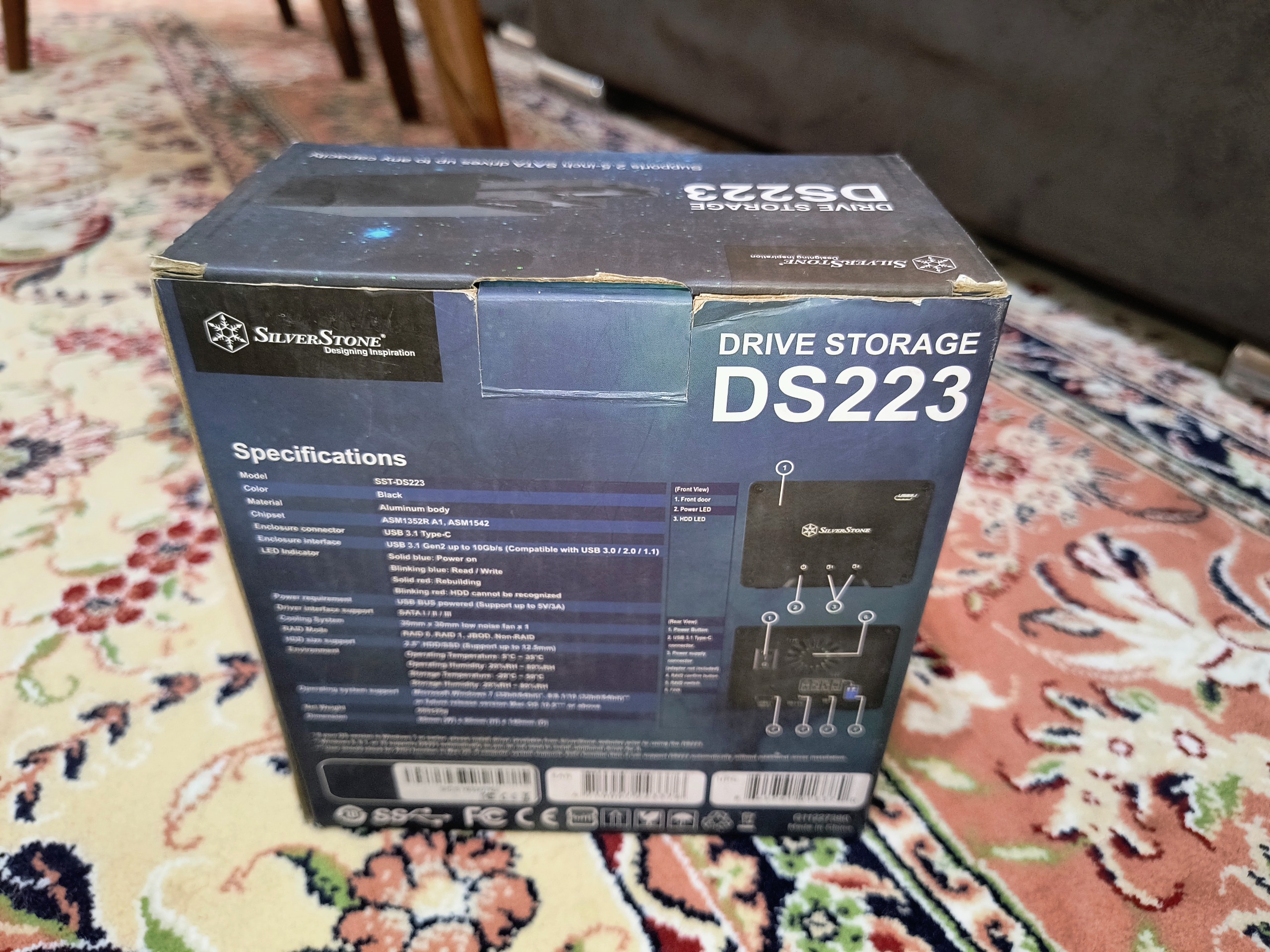 ذخیره ساز تحت شبکه سیلوراستون مدل sst-ds223