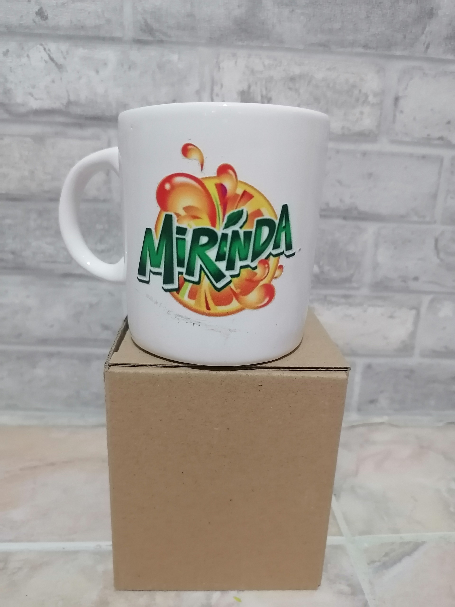 ماگ سرامیکی با لوگو نوشابه میراندا