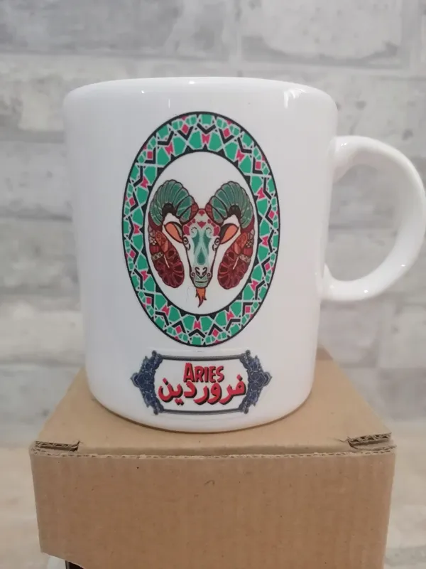 ماگ سرامیکی ماه تولد فروردین