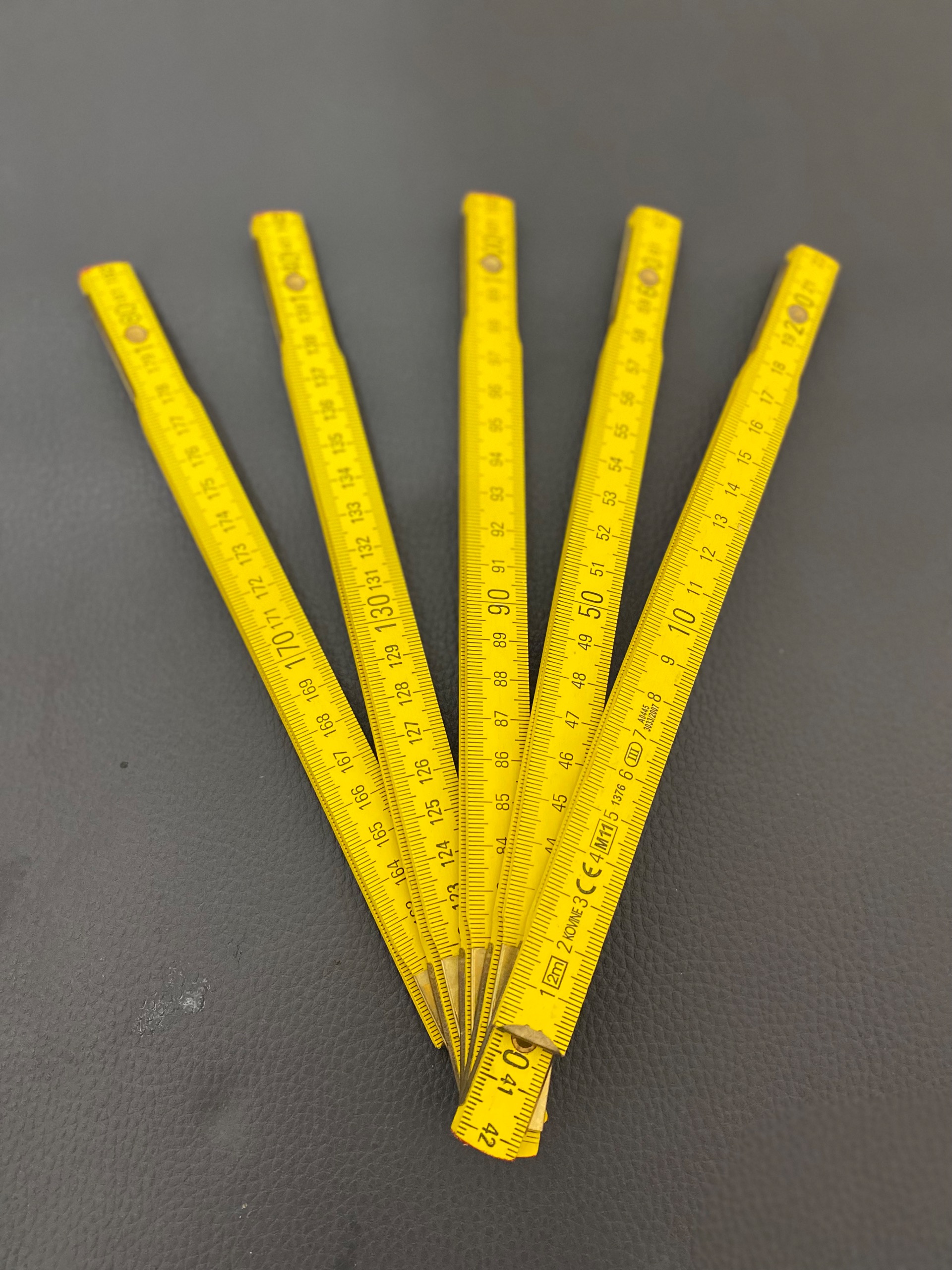 خطکش میلیمتری چوبی امریکایی