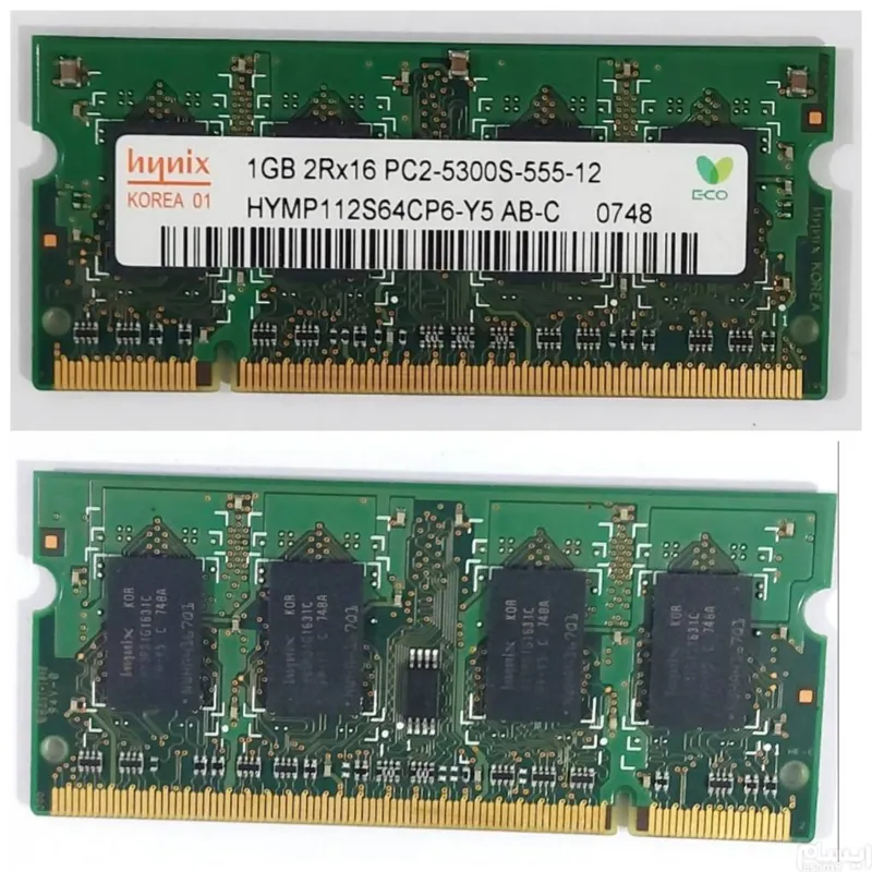 رم لپ تاپ 1GB DDR2 برند معروف هاینکس