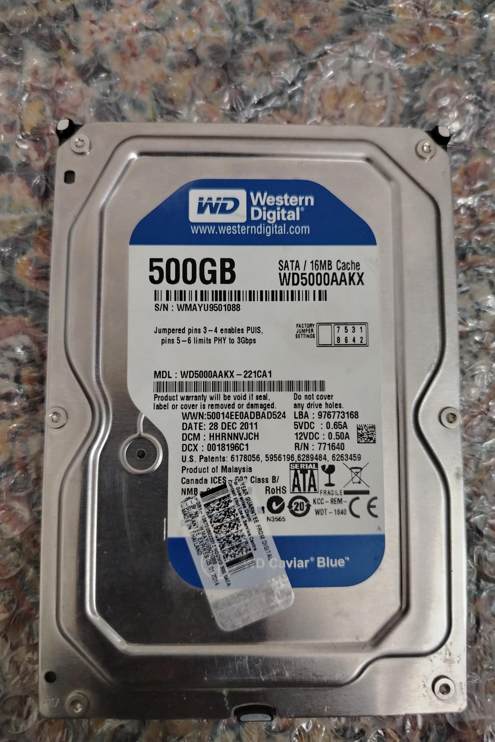 هارد 500 وسترن آبی معیوب