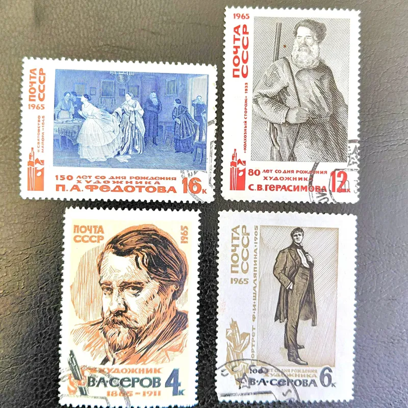 سری کامل و زیبای تابلو نقاشی شوروی 1965