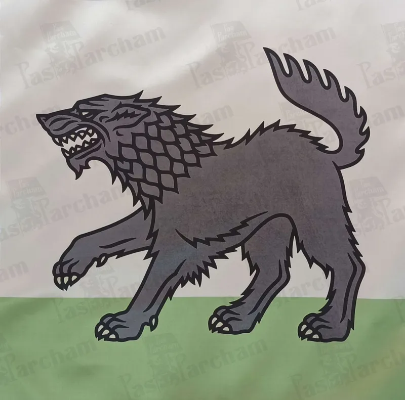 پرچم استارک | بازی تاج و تخت | نغمه یخ و آتش