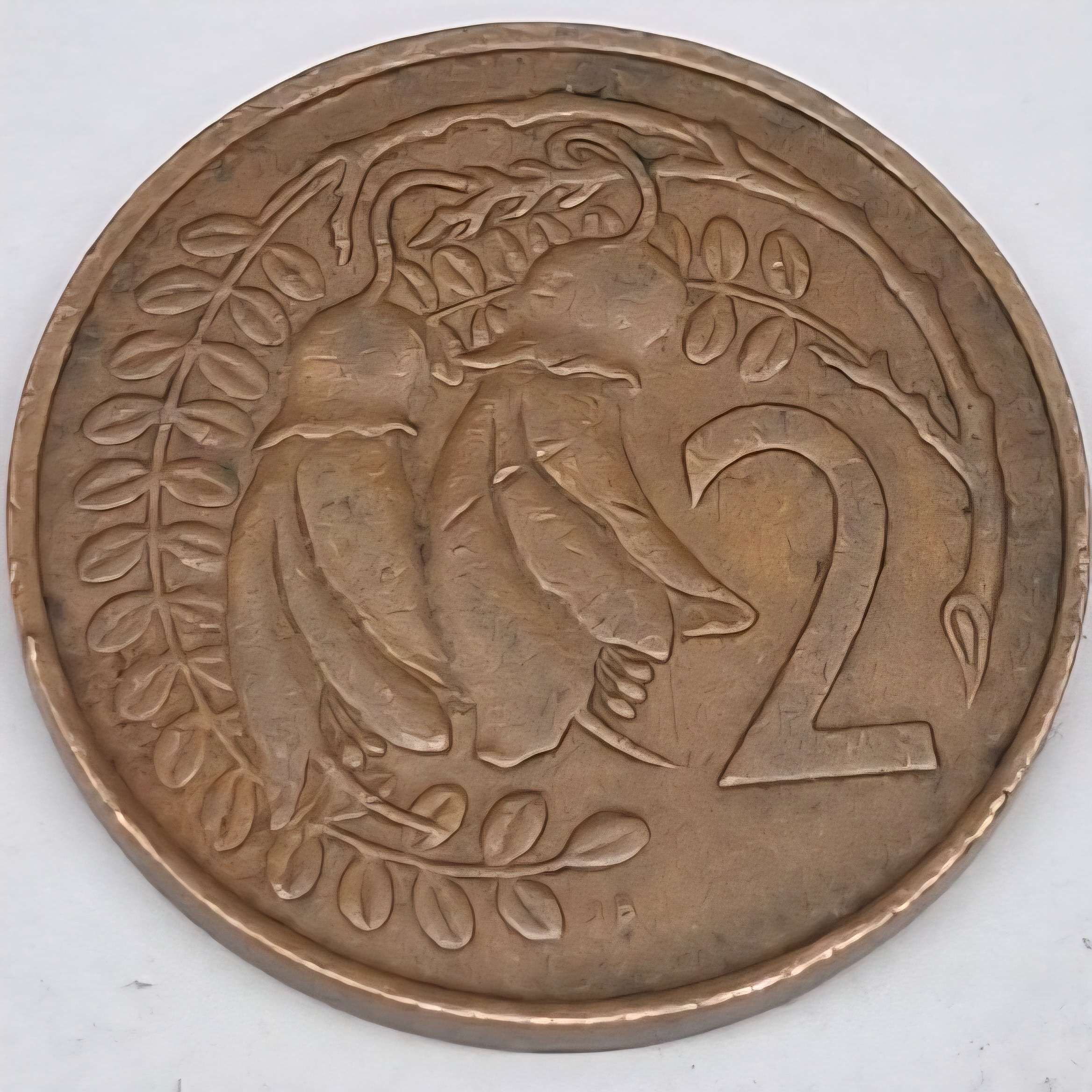 سکه 2 سنت نیوزلند کمیاب