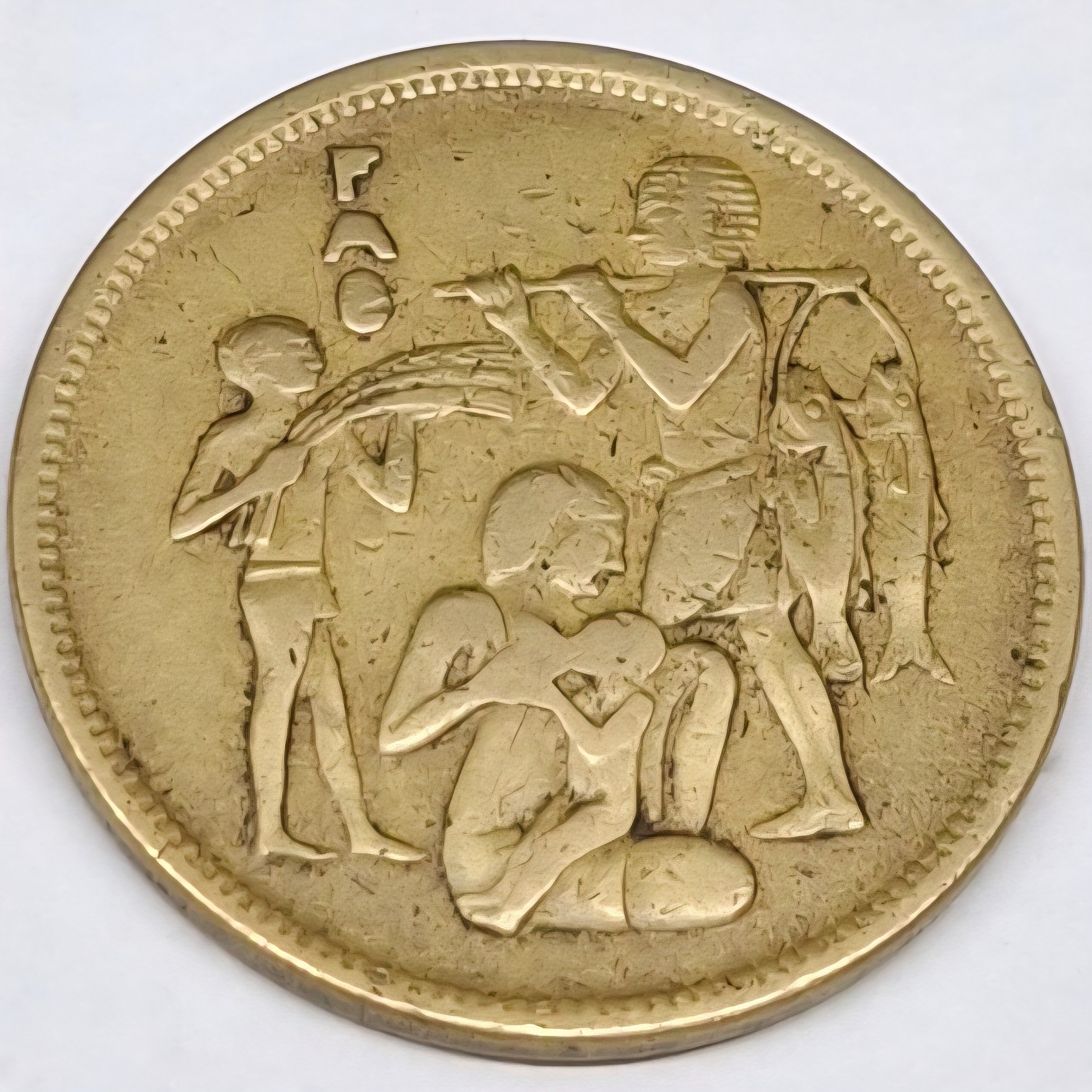 سکه 10 میلیم مصر فائو کمیاب