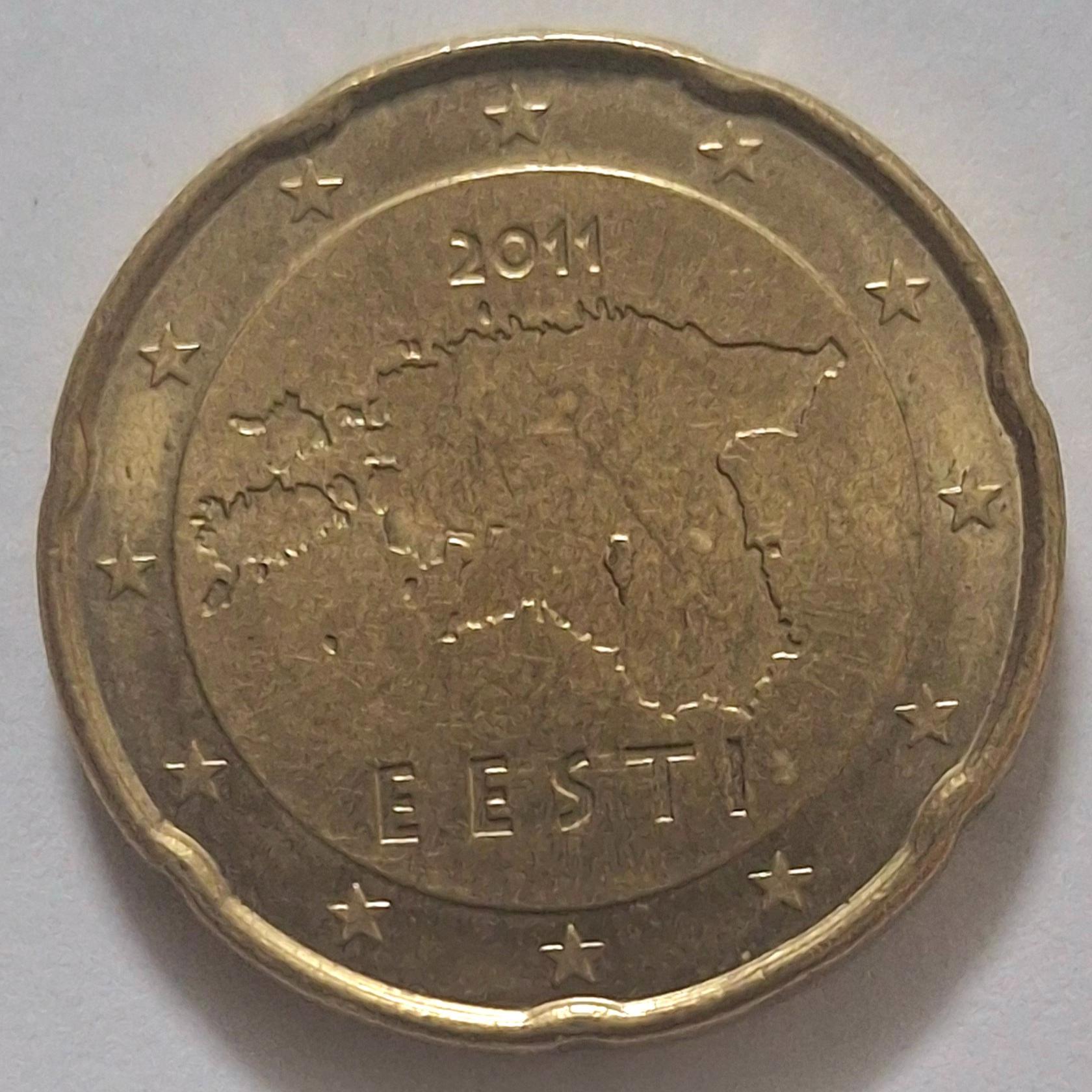 سکه 20 سنت یورو استونی