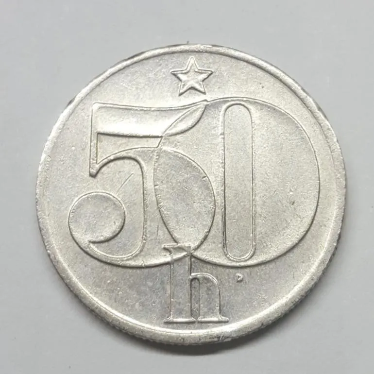 سکه 50 هلر چکسلواکی