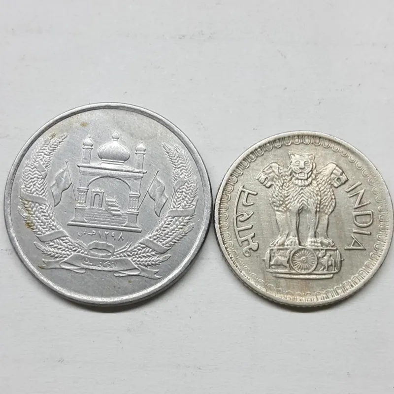 جفت سکه افغانستان وهند