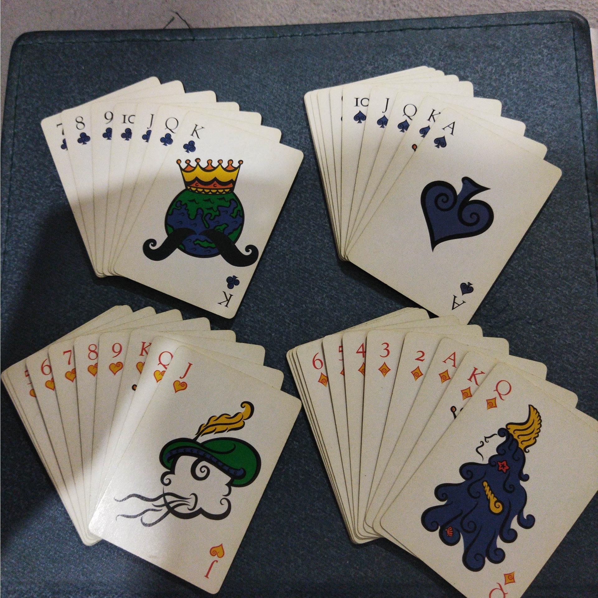 کارت بازی چهار عنصر کیهانی