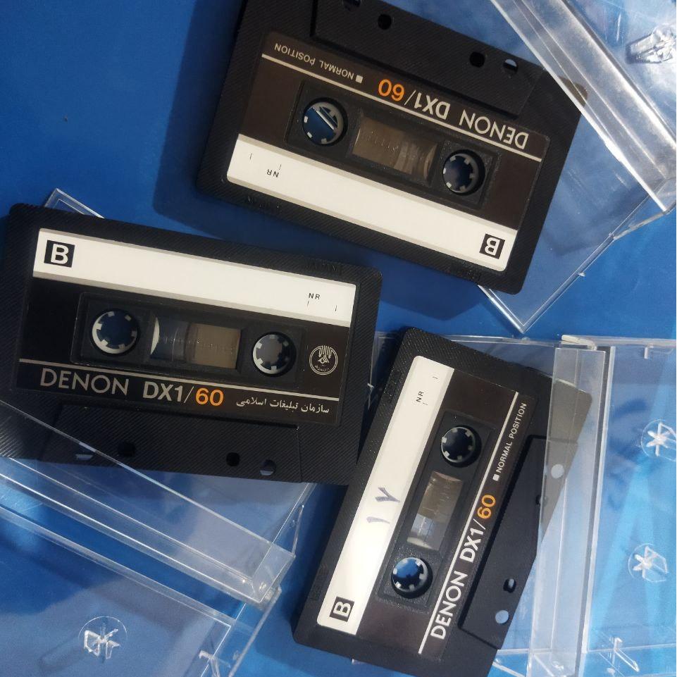 نوار کاست دنون یکبار ریکورد تمیز