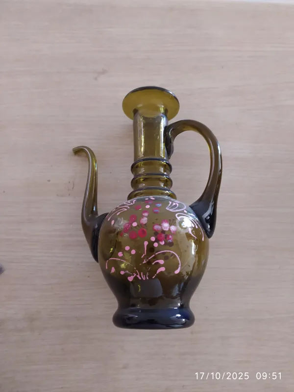 گلاب پاش شیشه ای قدیمی