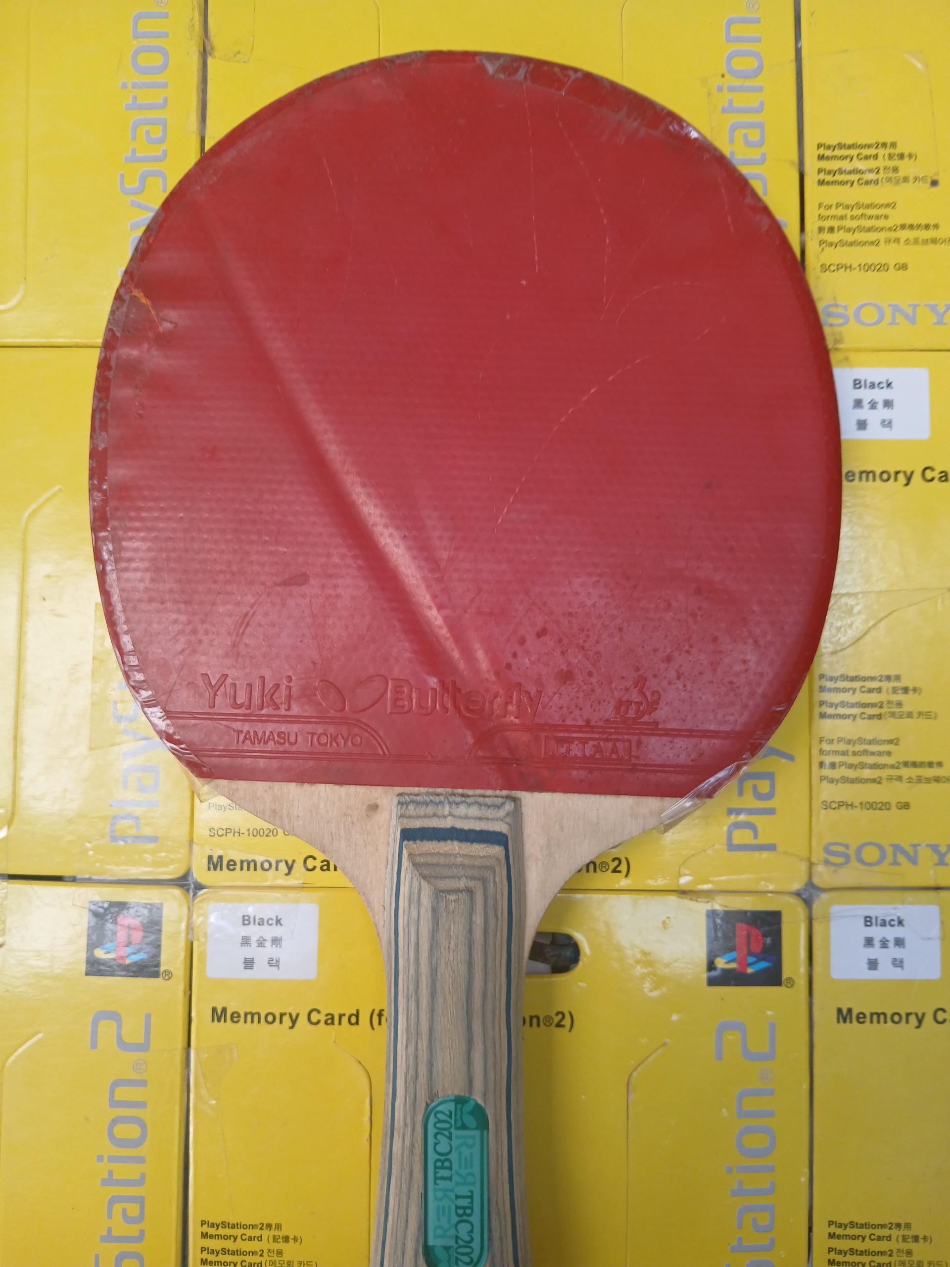 حراج راکت پینگ پنگ butter fly(توضیحات)