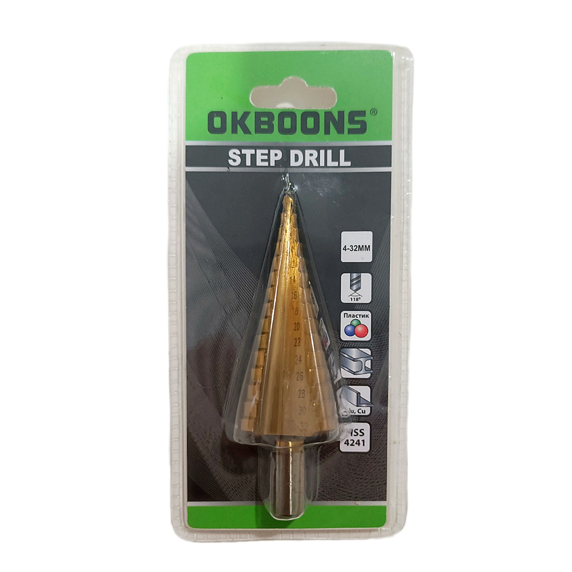 مته کاجی پله ای OKBOONS مدل 4_32