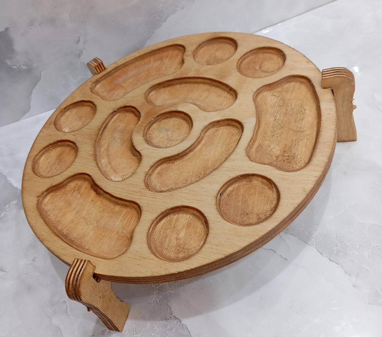 اردو خوری چوبی -مزه خوری شات گرد