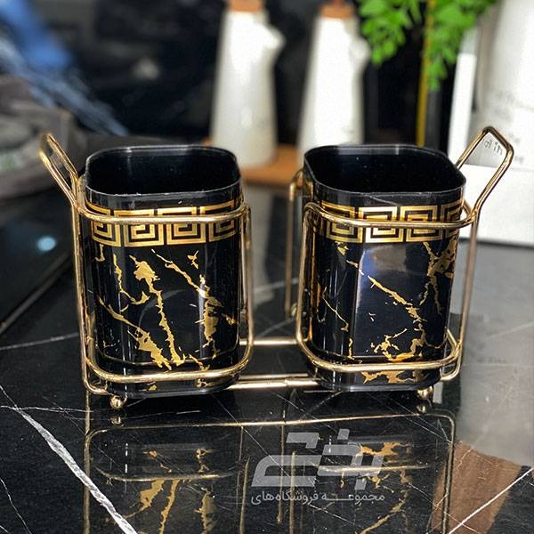 جاقاشقی دوقلو مدل رومیزی مربع رزمن