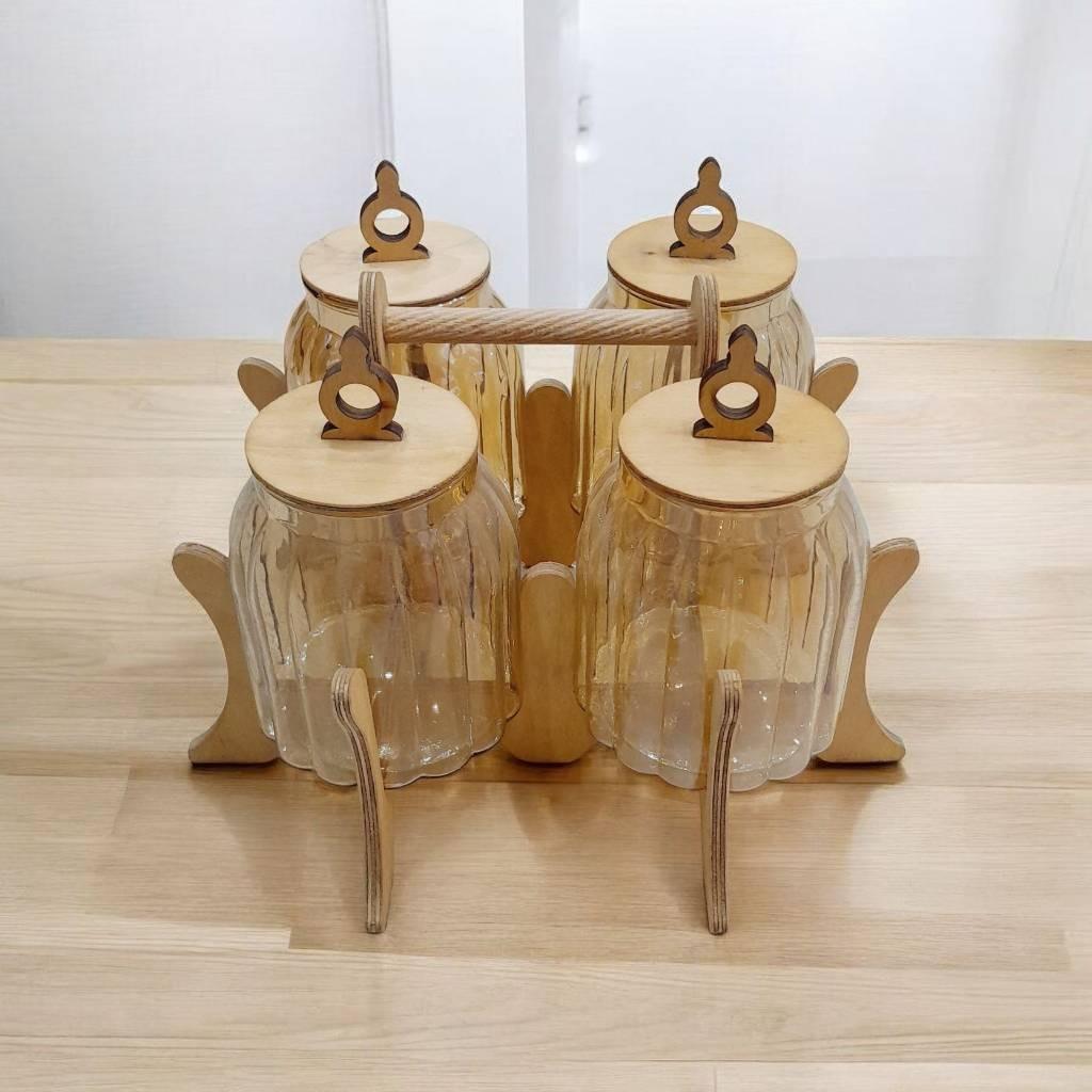 ست ادویه 4خانه ماهلین