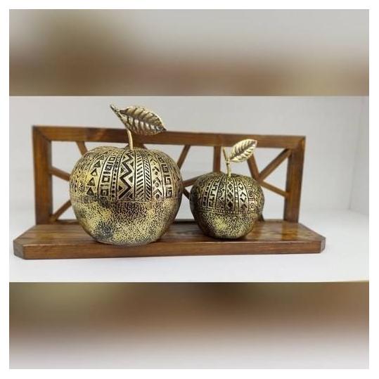 دکوری سیب وگلابی مجموعه 2 عددی مدل 1