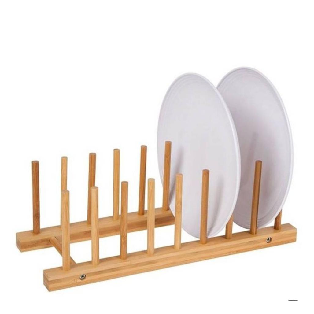 استند بشقاب چوبی