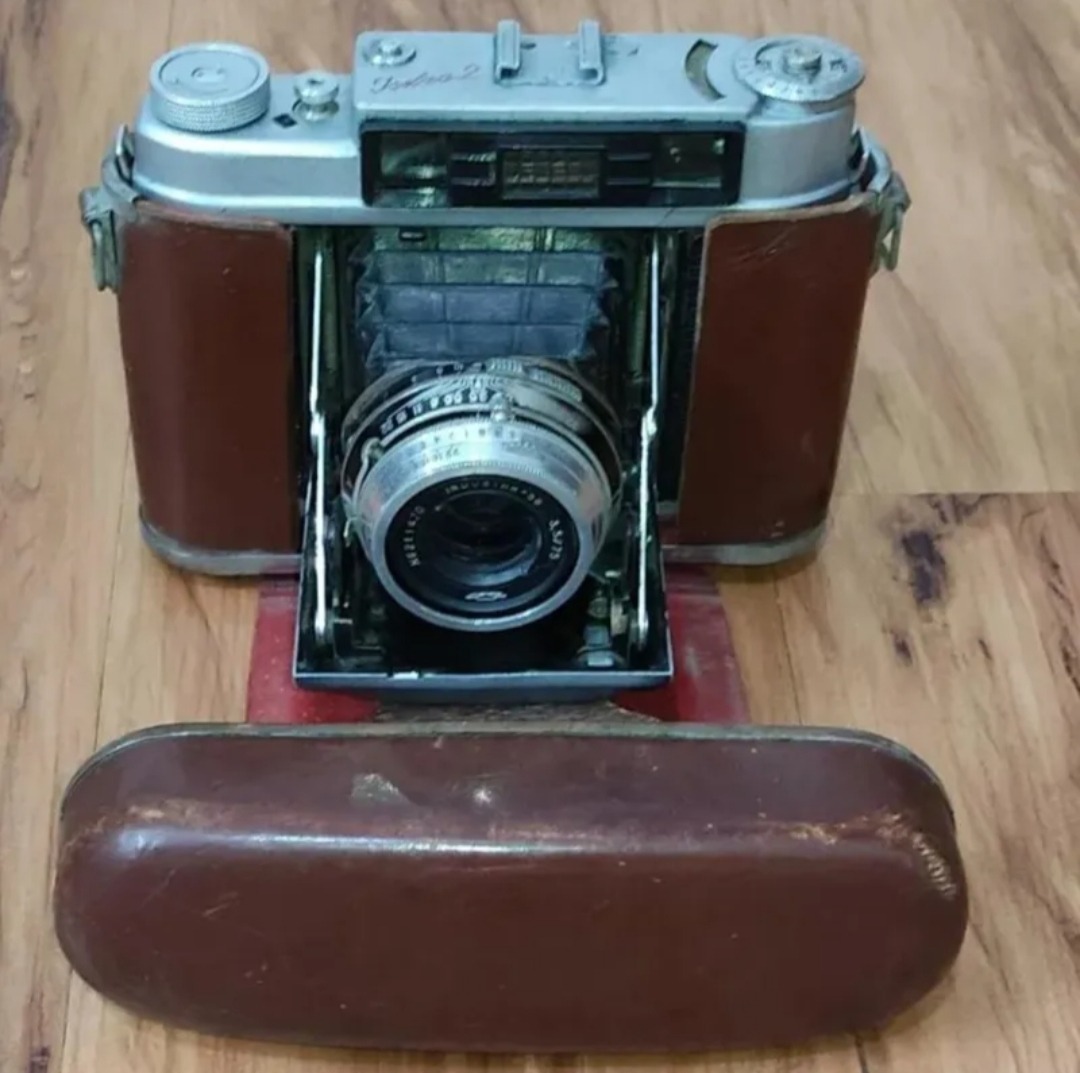 دوربین فانوسی زورکی روسی با کیف چرمی اصلی