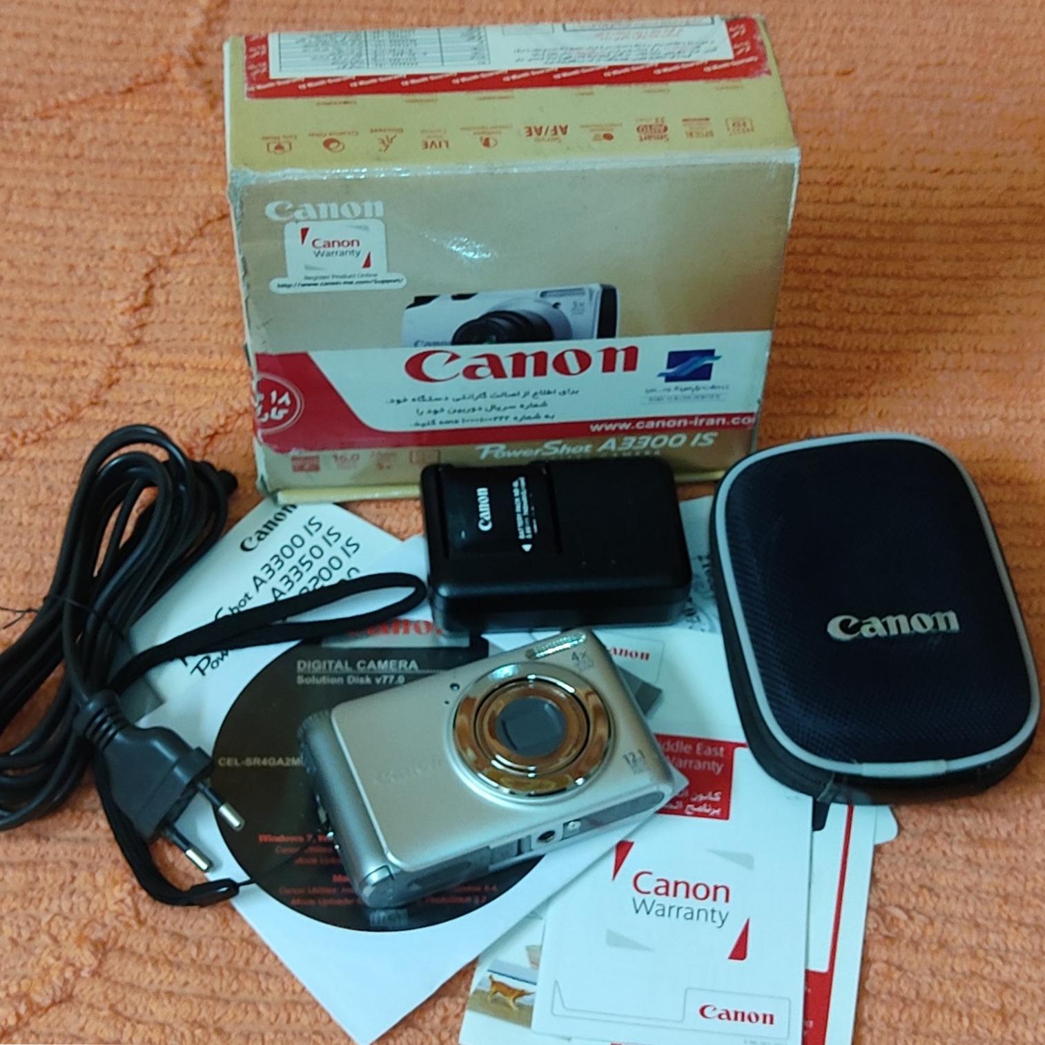 دوربین دیجیتال کانن A3100isباکیف/شارژروباتری