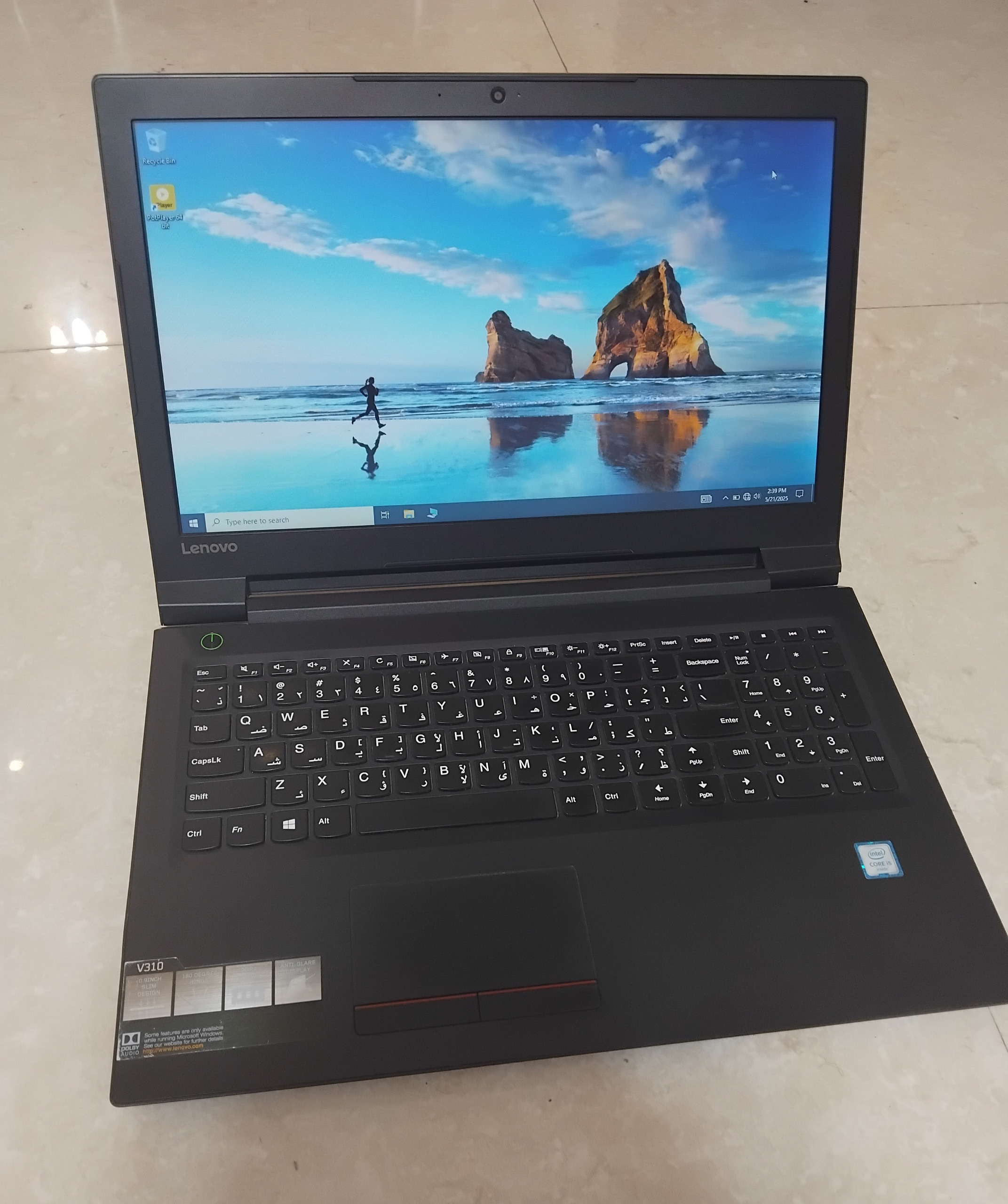 الترابوک نسل6 لنوو i5 رم 8گیگ هارد500 نمایشگر 15.6